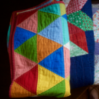My quilt, my quilt, not my quilt (but it's pretty, right?).